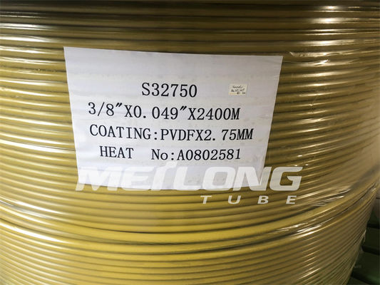 최고인 TPE PVDF 캡슐화된 제어 라인은 2507 모세관 라인 배관 통제를 이중화합니다