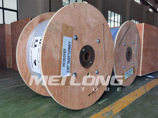 ASTM A789 1/8in 수압 조정 라인은 SS 가는 둘러싸인 모세관을 이중화합니다