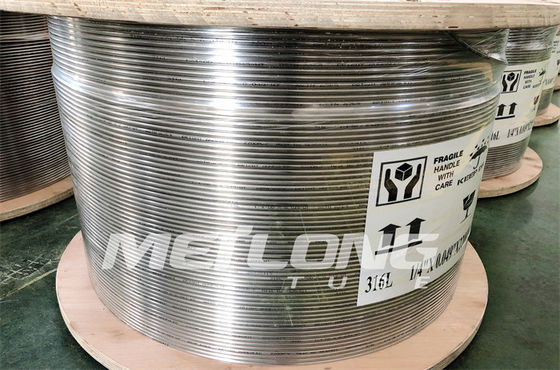 0.125 인치 수압 조정 라인 ASTM B704 SS 유압 튜빙 0.028 Psi