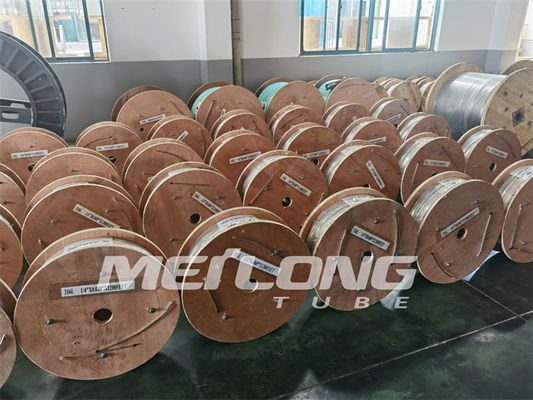 SS316L 모세관 코일 튜빙 ASTM A269 3시 8분 스테인레스 강 배관 코일