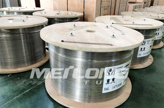 ASTM A789 SS 유압 튜빙 물미는 정수 시험된 화학 물질 인젝션 라인을 피팅을 합니다