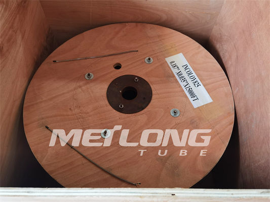 ASTM A789 SS 물미 맞춤 SS 유압 튜빙 모세관은 10000Psi를 똘똘 감았습니다